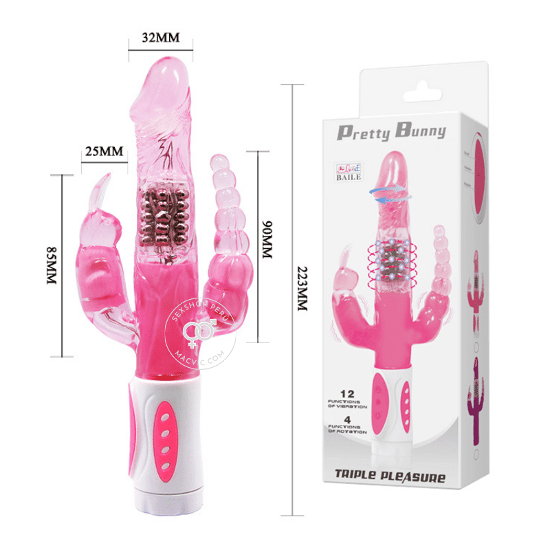 Vibrador Triple Pleasure