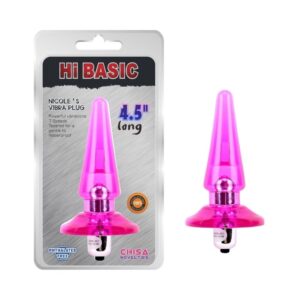 Vibra Plug Nicole 4.5 pink